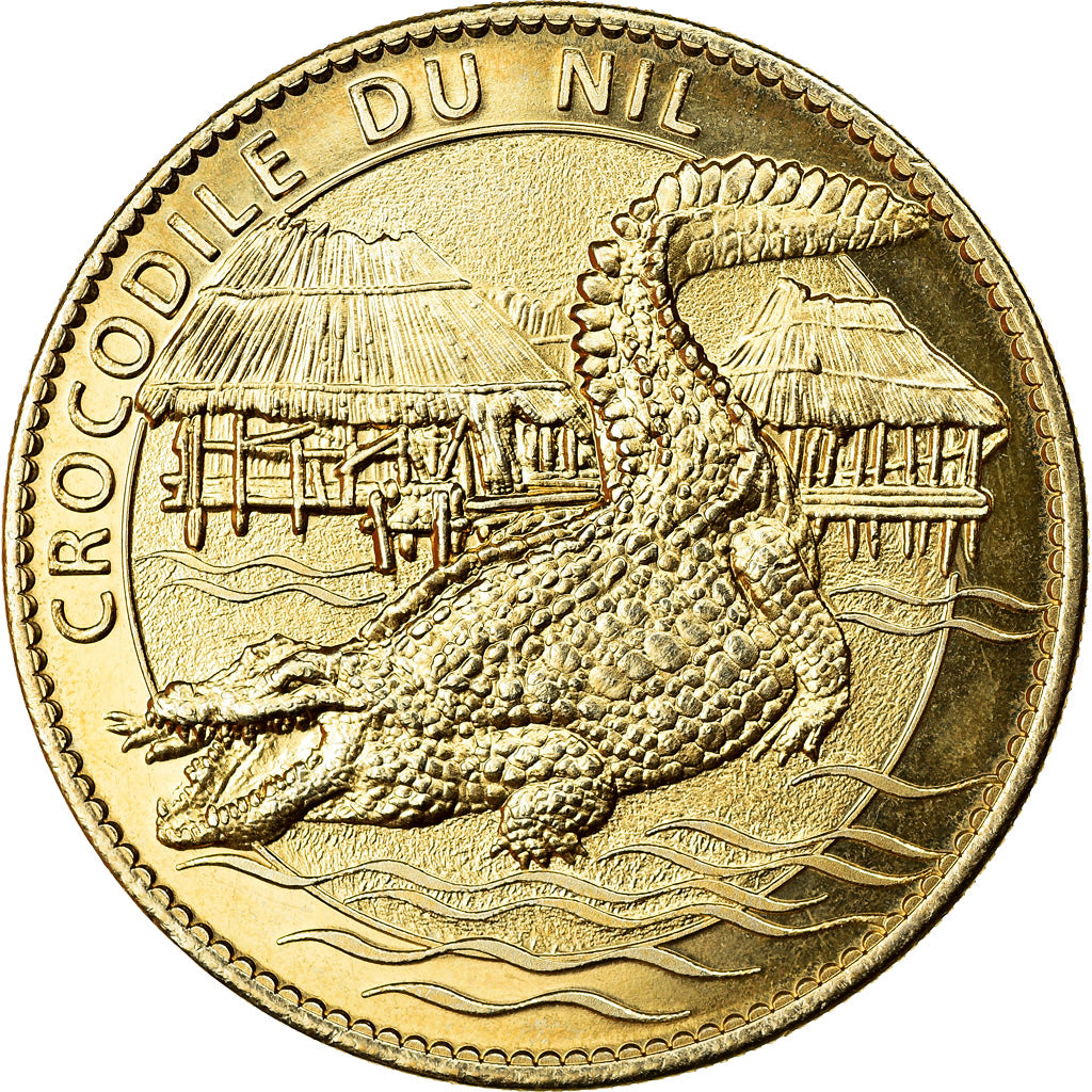 France, Jeton, Pierrelatte - La ferme aux crocodiles - Le crocodile du Nil