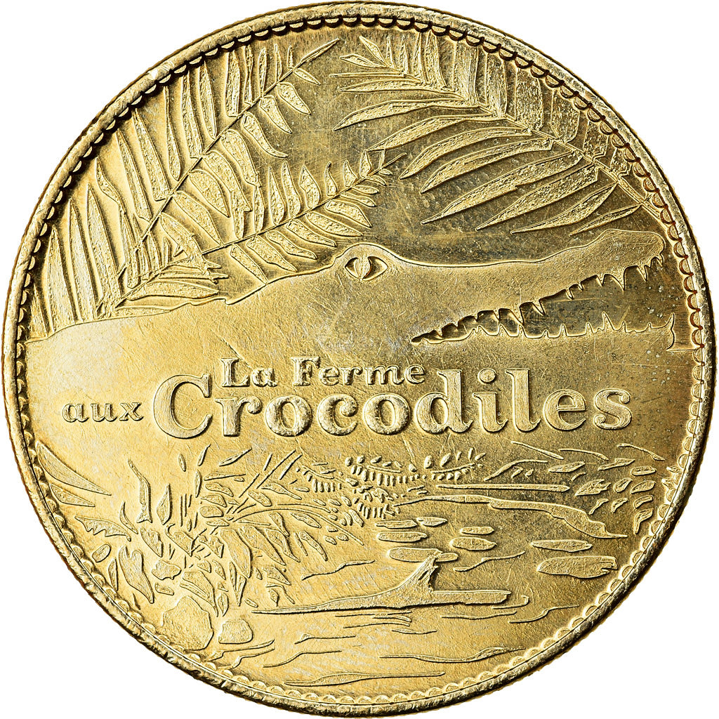 France, Jeton, Pierrelatte - La ferme aux crocodiles - Le crocodile du Nil