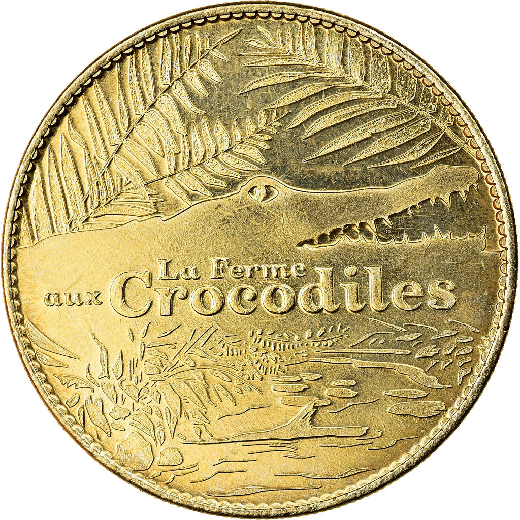 Francia, Token, Pierrelatte - La ferme aux crocodiles - La tortue des Galapagos