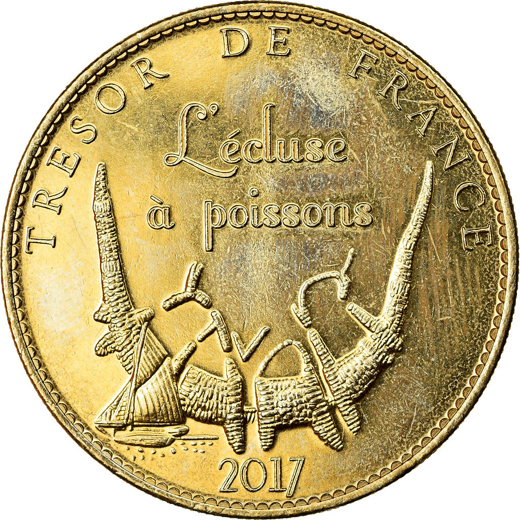 France, Token, Saint-Denis d'Oléron - Phare de Chassiron - L'écluse à