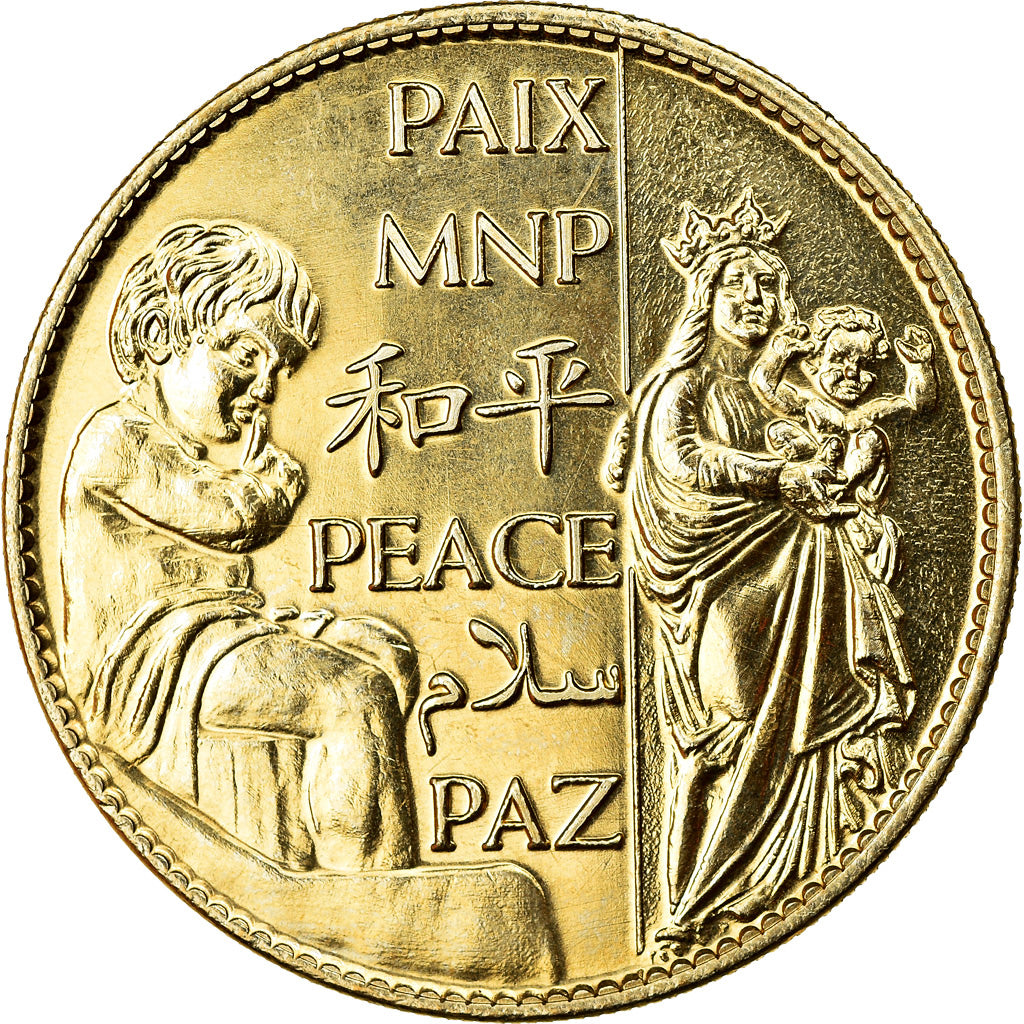 France, Token, Marseille - Notre-Dame de la Garde - Paix, Peace, Paz, Arthus