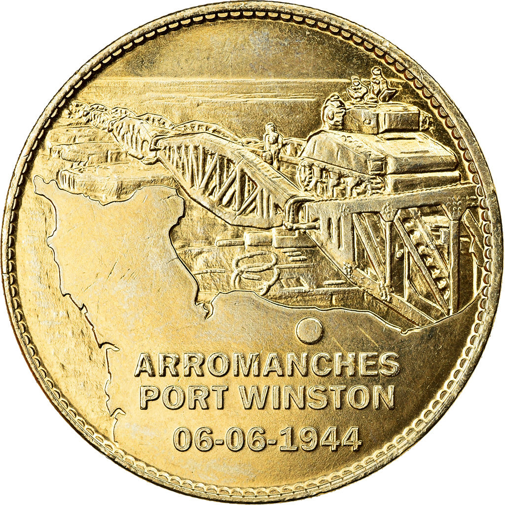 France, Token, Arromanches - Cinéma circulaire - Port Winston, Arthus Bertrand