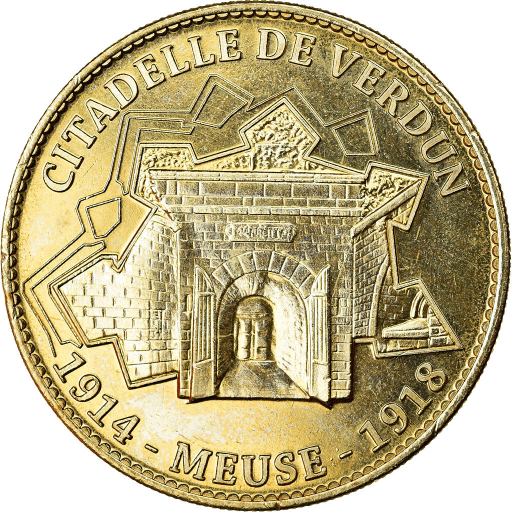 France, Jeton, Meuse - Citadelle de Verdun - 1914-1918, Arthus Bertrand, SPL