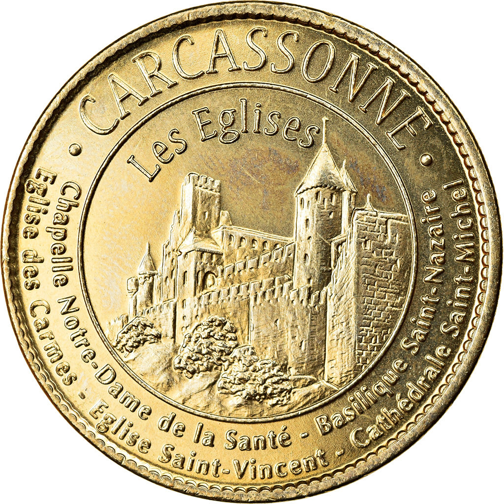 Francja, Token, Carcassonne - Les églises - Eglise des Carmes, Undated, Arthus