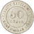 Moneda, Colonias del Estrecho, George V, 50 Cents, 1920, EBC, Plata, KM:35.1