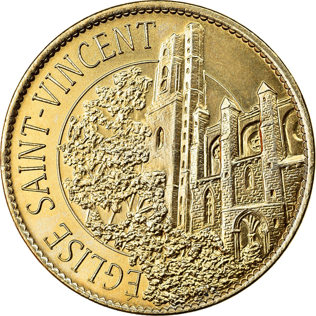 France, Token, Carcassonne - Les églises - Eglise Saint-Vincent, Arthus