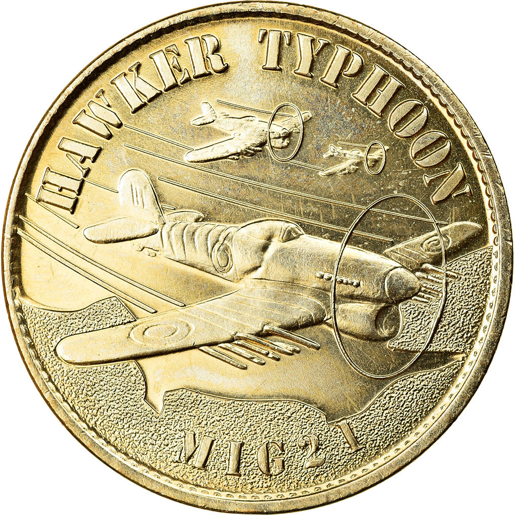 France, Token, Caen - Mémorial - Hawker Typhoon, Arthus Bertrand, MS(63)