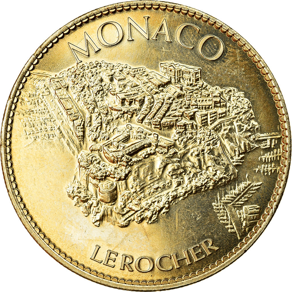 France, Token, 98/ Monaco - Le Rocher, Arthus Bertrand, MS(63), Cupro-nickel