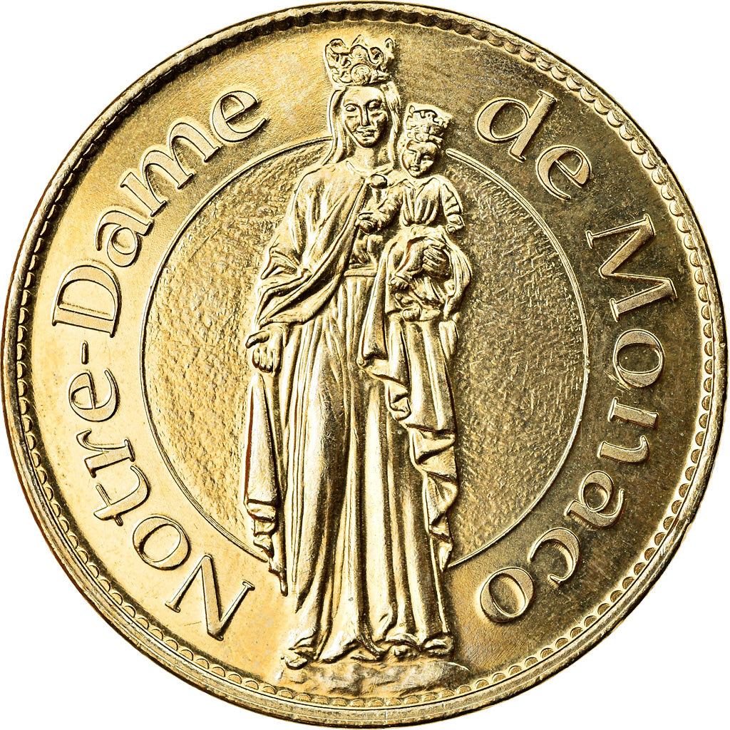 Francia, Token, Monaco - Notre-Dame de Monaco, Arthus Bertrand, SC, Aluminio y