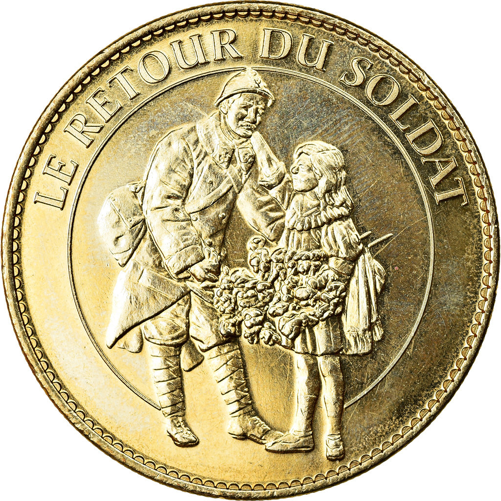 France, Jeton, Pays de Meaux - Musée de la Grande Guerre - Le retour du soldat
