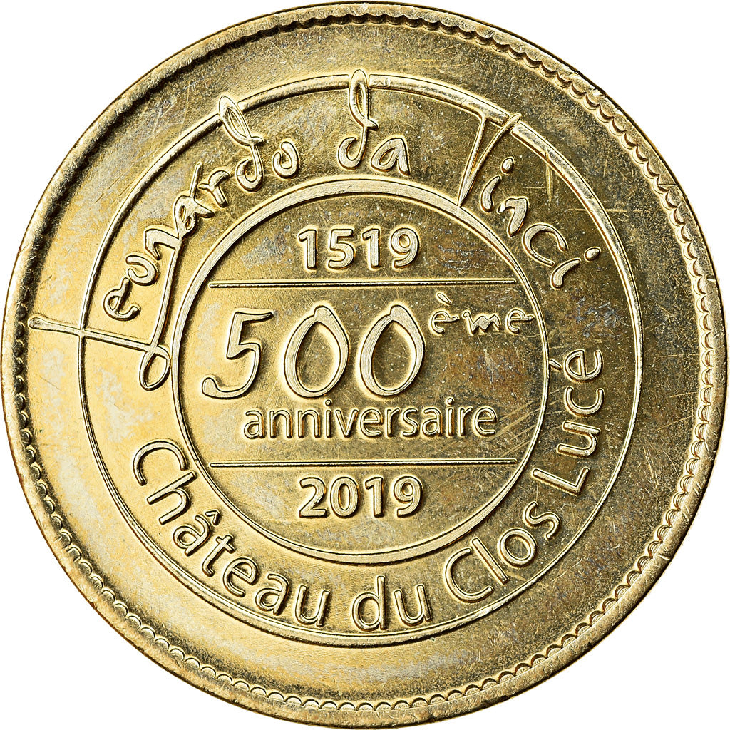 Francia, Token, Amboise - Le Clos Lucé - 500ème anniversaire, 2019, Arthus
