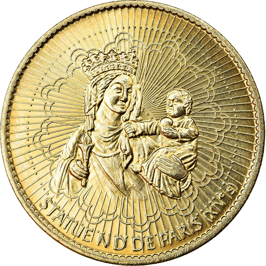 Germany, Token, Paris - Notre-Dame de Paris - Statue de Notre-Dame, Arthus