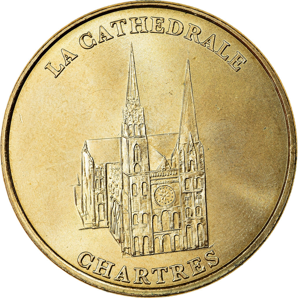 Francia, Token, Chartres - La Cathédrale n°1, 1998, MDP, BB