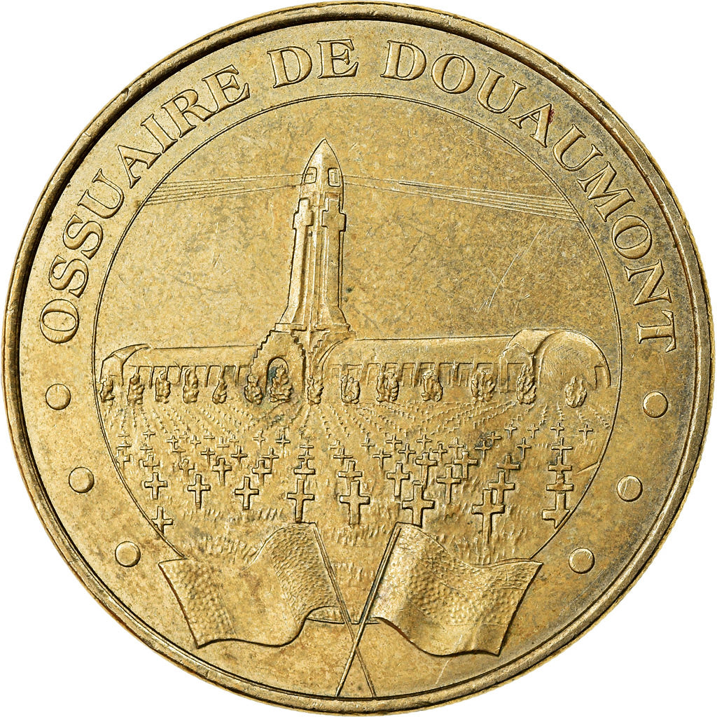 Francja, Token, Douaumont - Ossuaire n° 7, 2010, MDP, EF(40-45), Miedzionikiel