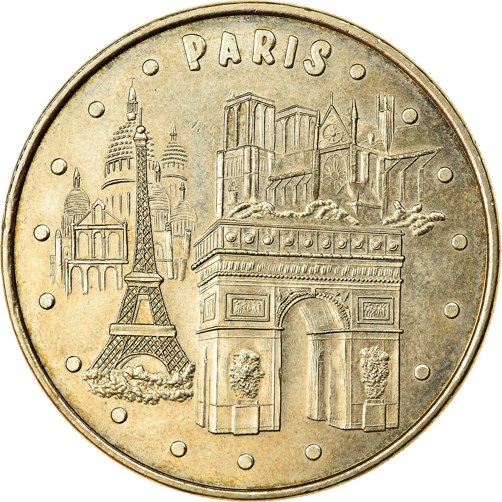 France, Token, Paris - Les 4 monuments, 2011, MDP, EF(40-45), Cupro-nickel
