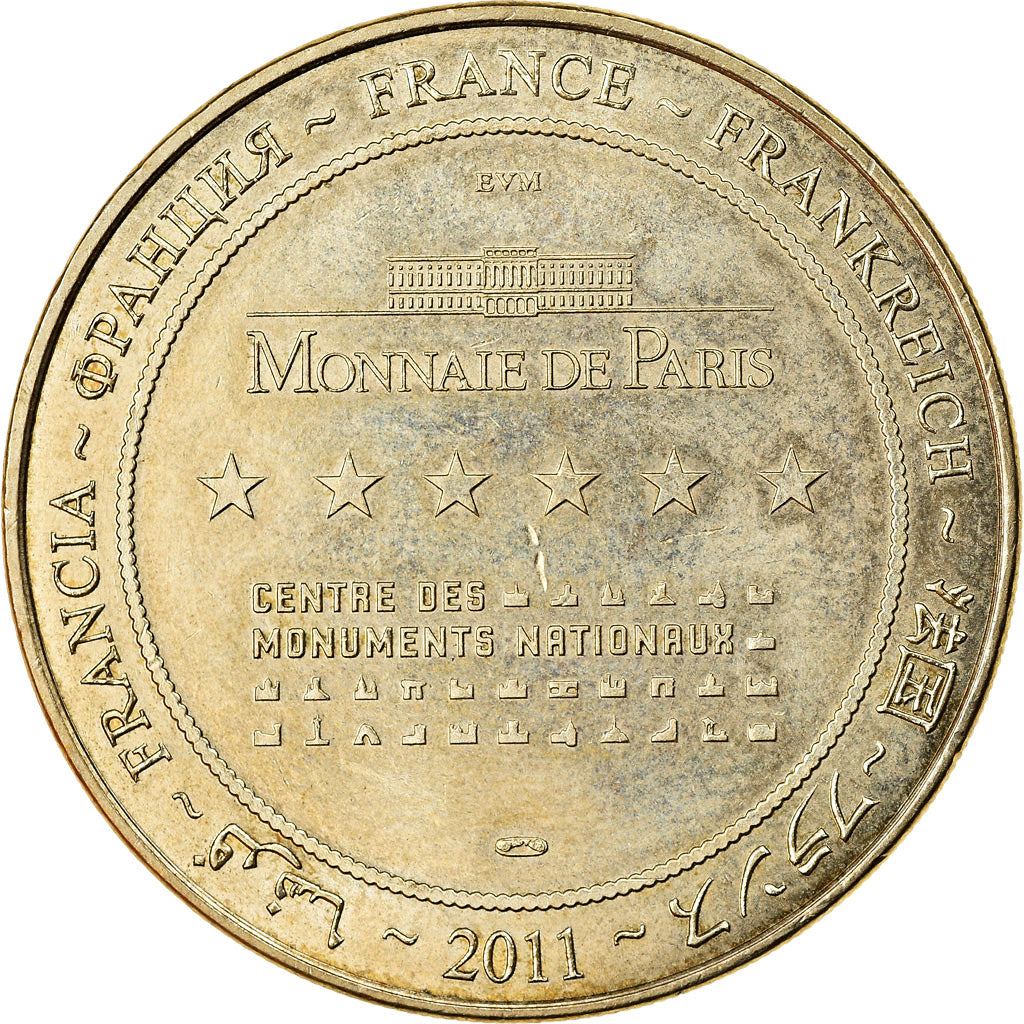 France, Token, Paris - Les 4 monuments, 2011, MDP, EF(40-45), Cupro-nickel
