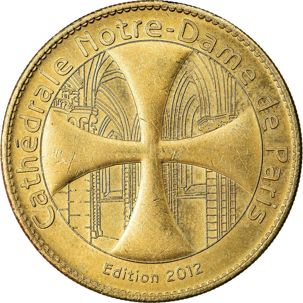 France, Token, Paris - Notre Dame n°1, 2012, Arthus Bertrand, MS(63)