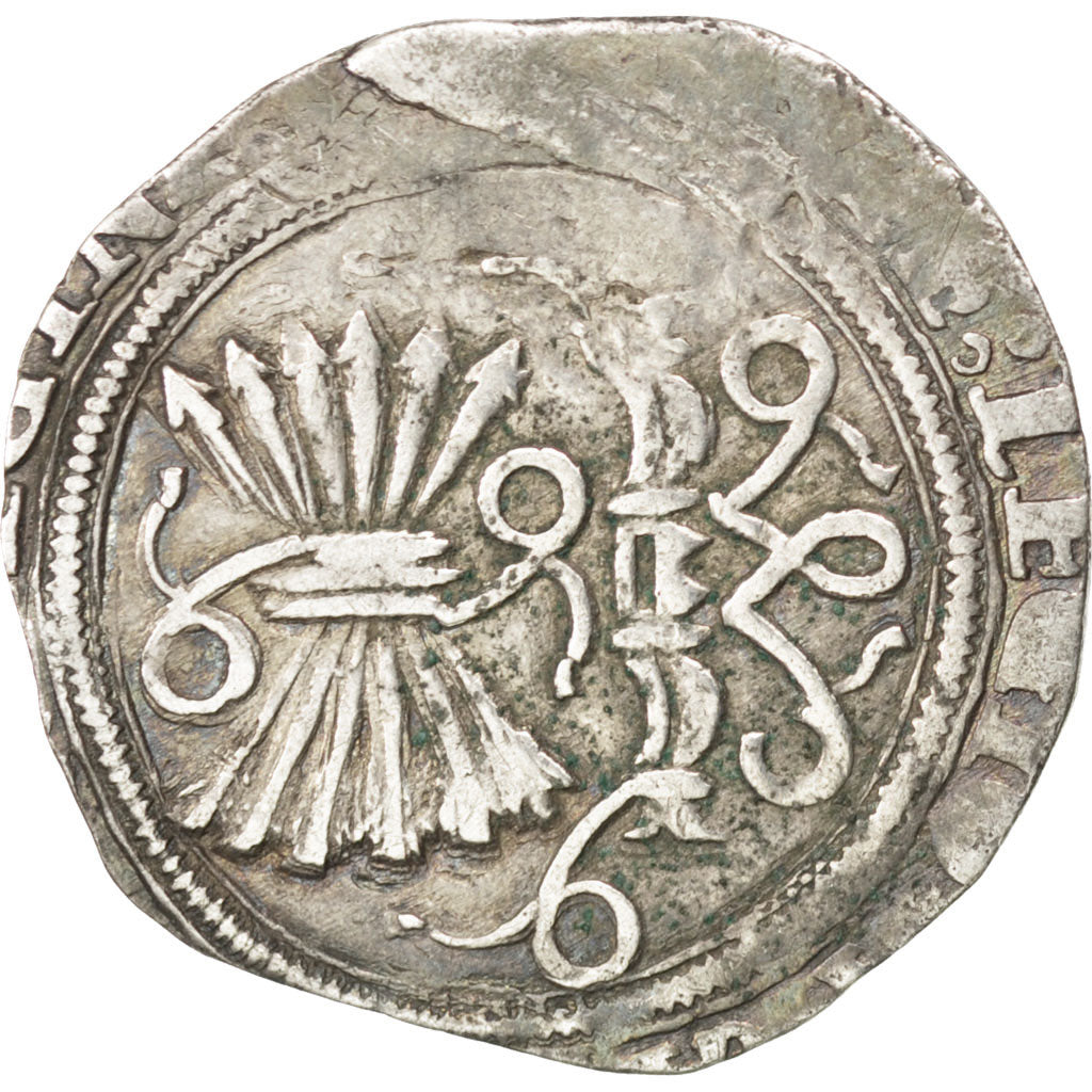 Spain, 2 Réales, Sevilla, VF(20-25), Silver, 3.39