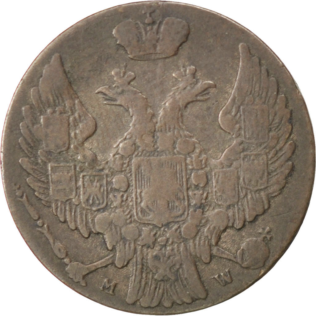 POLAND, 10 Groszy, 1840, Moneta Wschovensis, KM #113a, EF(40-45), Silver, 19,...