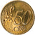 Luxemburgo, 50 Euro Cent, 2002, MS(63), Latão, KM:80