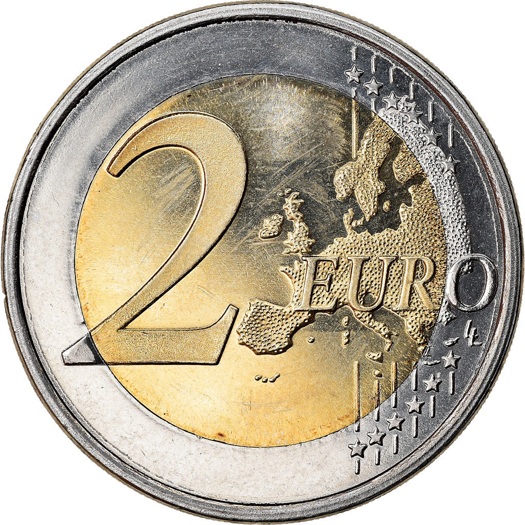 Finland, 2 Euro, 90th Anniversary of Independence, 2007, MS(63), Bi-Metallic