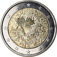 Finland, 2 Euro, Human Rights, 2008, MS(63), Bi-Metallic, KM:143