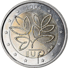 Finland, 2 Euro, EU expansion, 2004, MS(60-62), Bi-Metallic, KM:114