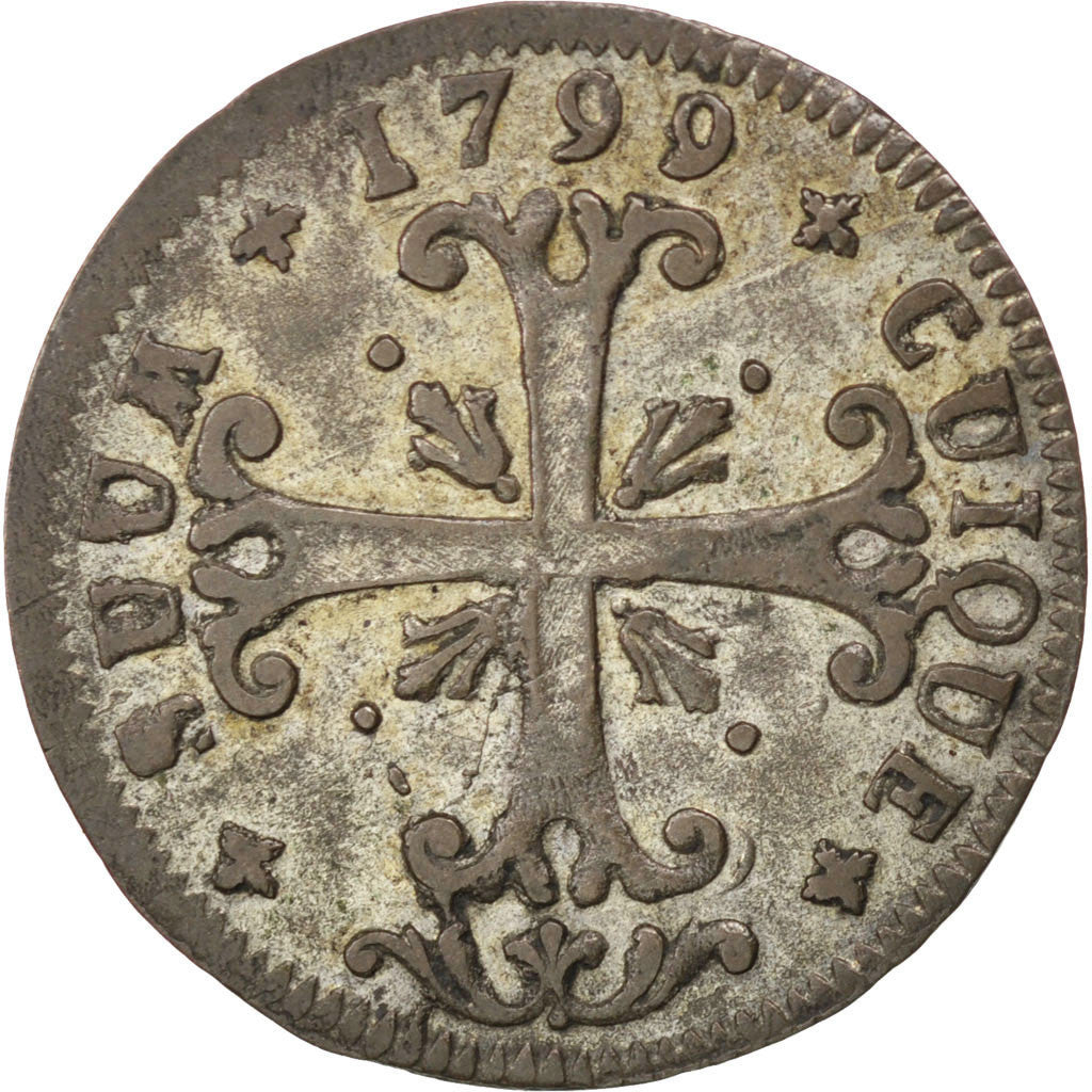 Coin, SWISS CANTONS, NEUCHATEL, 1/2 Batzen, 1799, Neuenburg, AU(50-53), Billon