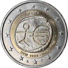 Malta, 2 Euro, EMU, 2009, SC, Bimetálico