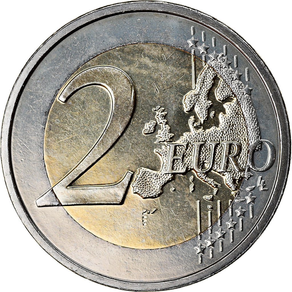 Malta, 2 Euro, EMU, 2009, SC, Bimetálico