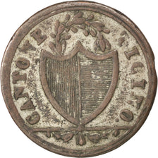 Moneta, CANTONI SVIZZERI, TICINO, 3 Soldi, 1841, BB, Biglione, KM:2