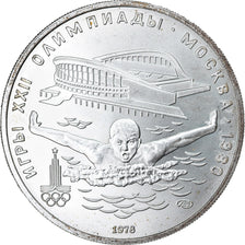Coin, Russia, 5 Roubles, 1978, Saint-Petersburg, AU(55-58), Silver, KM:155