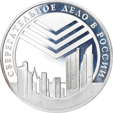Coin, Russia, 3 Roubles, 2001, St. Petersburg, Proof, MS(60-62), Silver, KM:736