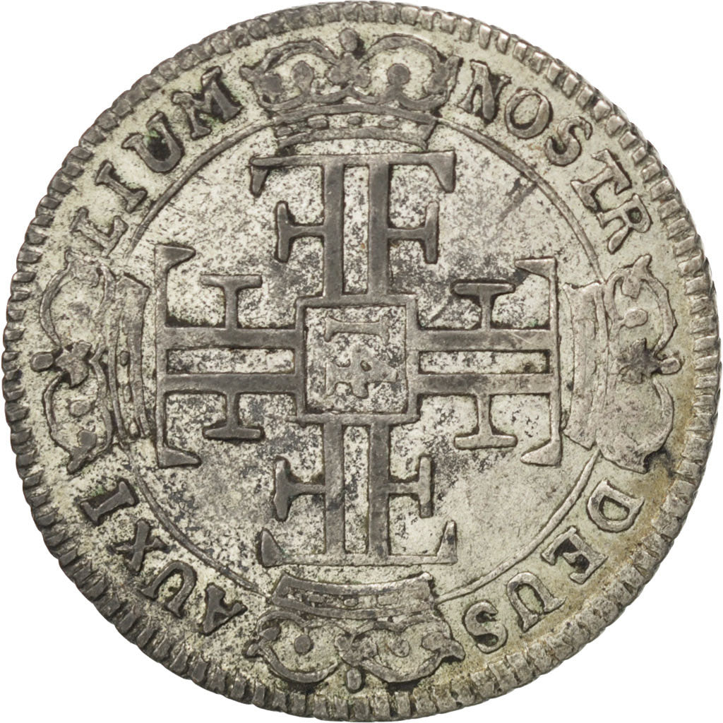 SWISS CANTONS, 14 Kreuzer, 1/4 Gulden, 1793, KM #59, EF(40-45), Silver, 2.46