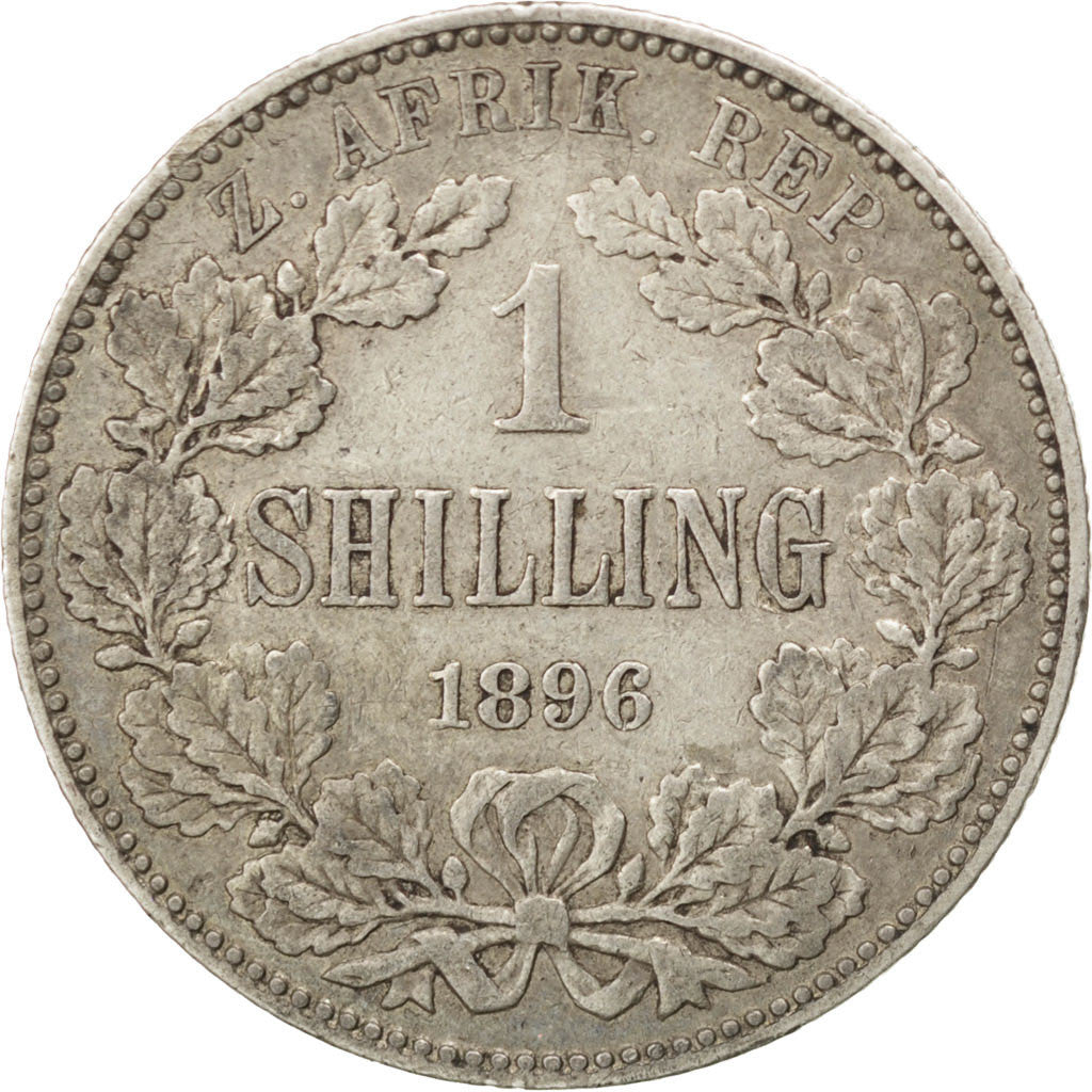 Coin, South Africa, Shilling, 1896, EF(40-45), Silver, KM:5