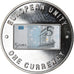 Coin, Zambia, 1000 Kwacha, 1998, British Royal Mint, MS(63), Silver plated