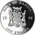 Coin, Zambia, 1000 Kwacha, 1998, British Royal Mint, MS(63), Silver plated