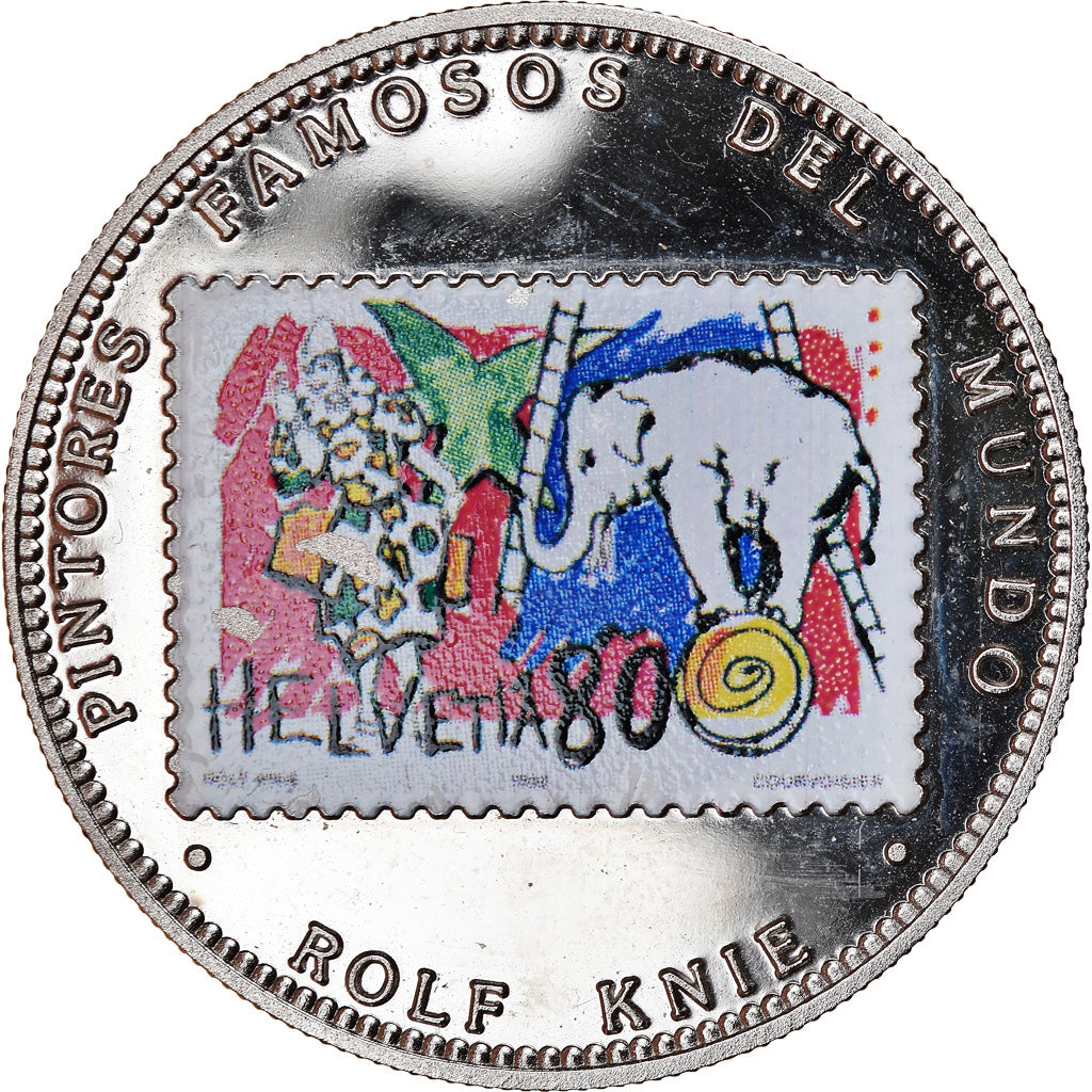 Coin, Equatorial Guinea, 1000 Francos, 1996, MS(63), Copper-nickel, KM:96