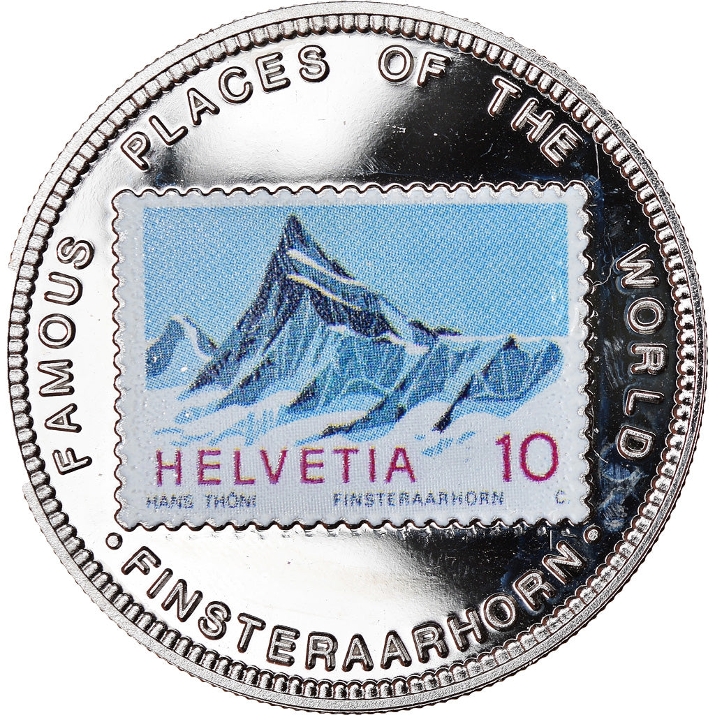 Coin, Uganda, Finsteraarhorn, 1000 Shillings, 1996, MS(63), Cupro-nickel