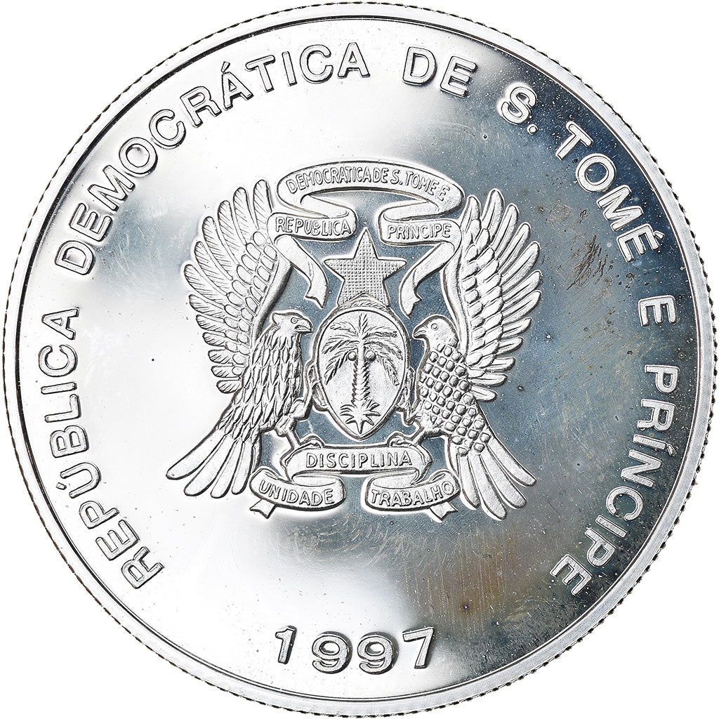 Coin, SAINT THOMAS & PRINCE ISLAND, 15000 Dobras-7.5 Euro, 1997, Proof