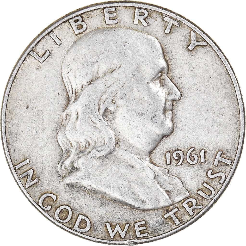 Moneta, Stati Uniti, Franklin Half Dollar, Half Dollar, 1961, U.S. Mint