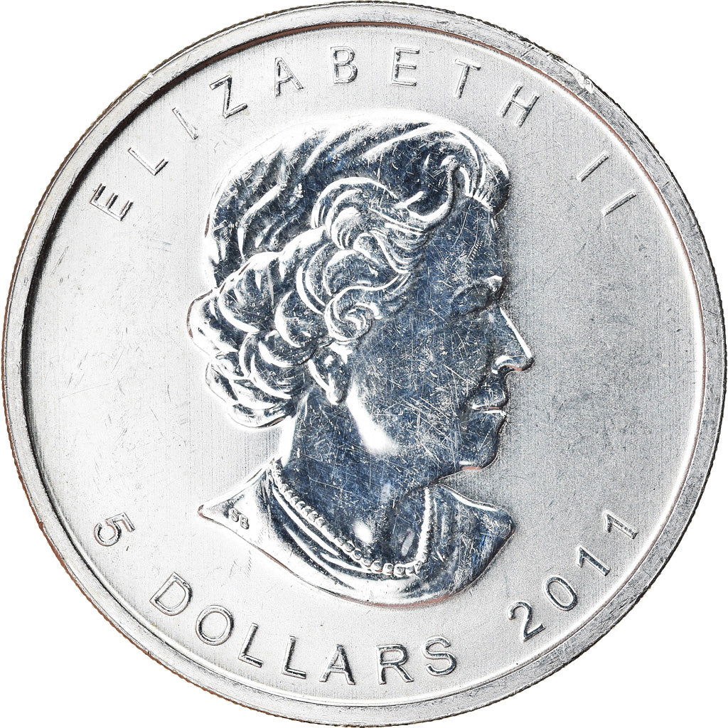 Coin, Canada, Elizabeth II, 5 Dollars, 2011, Royal Canadian Mint, MS(60-62)