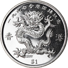 Coin, Liberia, Dollar, 1997, MS(63), Copper-nickel, KM:313