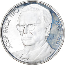 Moneda, Yugoslavia, 1000 Dinara, 1980, SC, Plata, KM:78a
