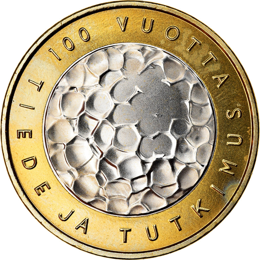 Finland, 5 Euro, 2008, MS(63), Bi-Metallic, KM:141