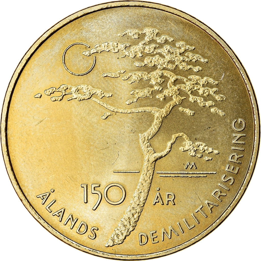 Finland, 5 Euro, 2006, MS(63), Brass, KM:123