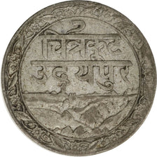 INDIA-PRINCELY STATES, 1/16 Rupee, 1928, KM #18, EF(40-45), Silver, 12, 0.92