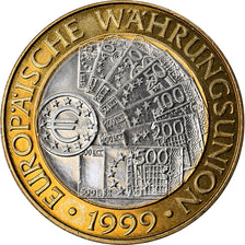 Coin, Austria, 50 Schilling, 1999, MS(63), Bi-Metallic, KM:3057