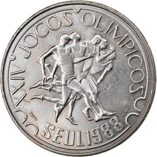 Moneta, Portugal, 250 Escudos, 1988, AU(55-58), Miedź-Nikiel, KM:643
