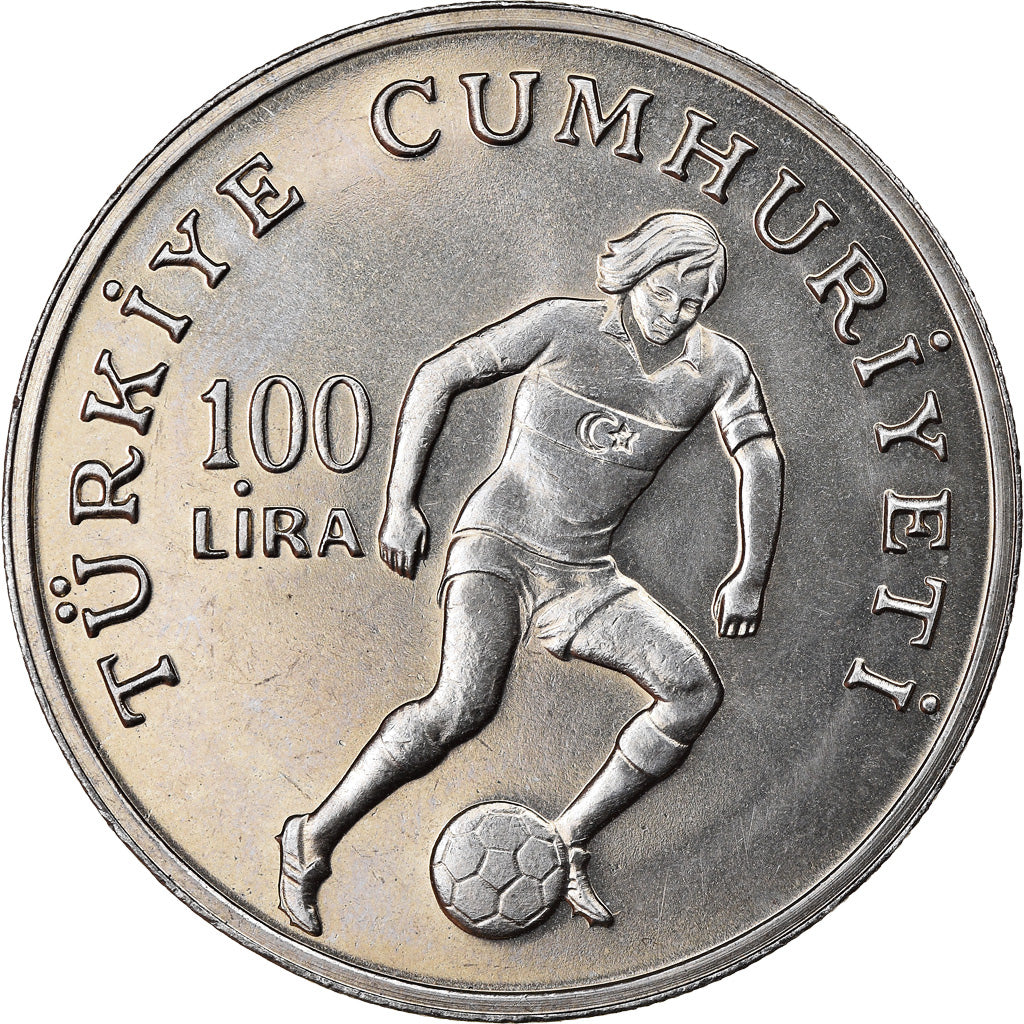 Coin, Turkey, 100 Lira, 1982, AU(55-58), Copper-nickel, KM:951